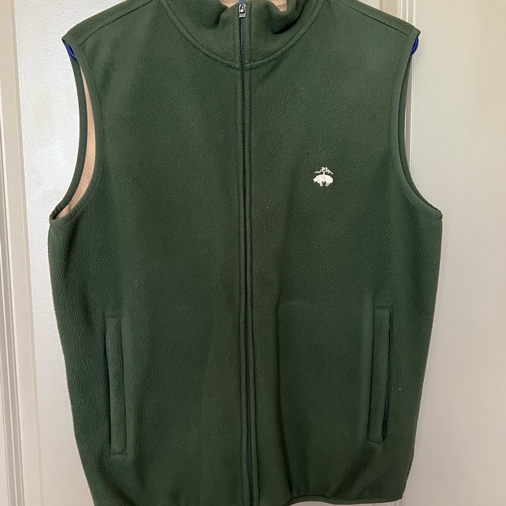 Brooks Brothers Mens Fleece Vest Size Medium